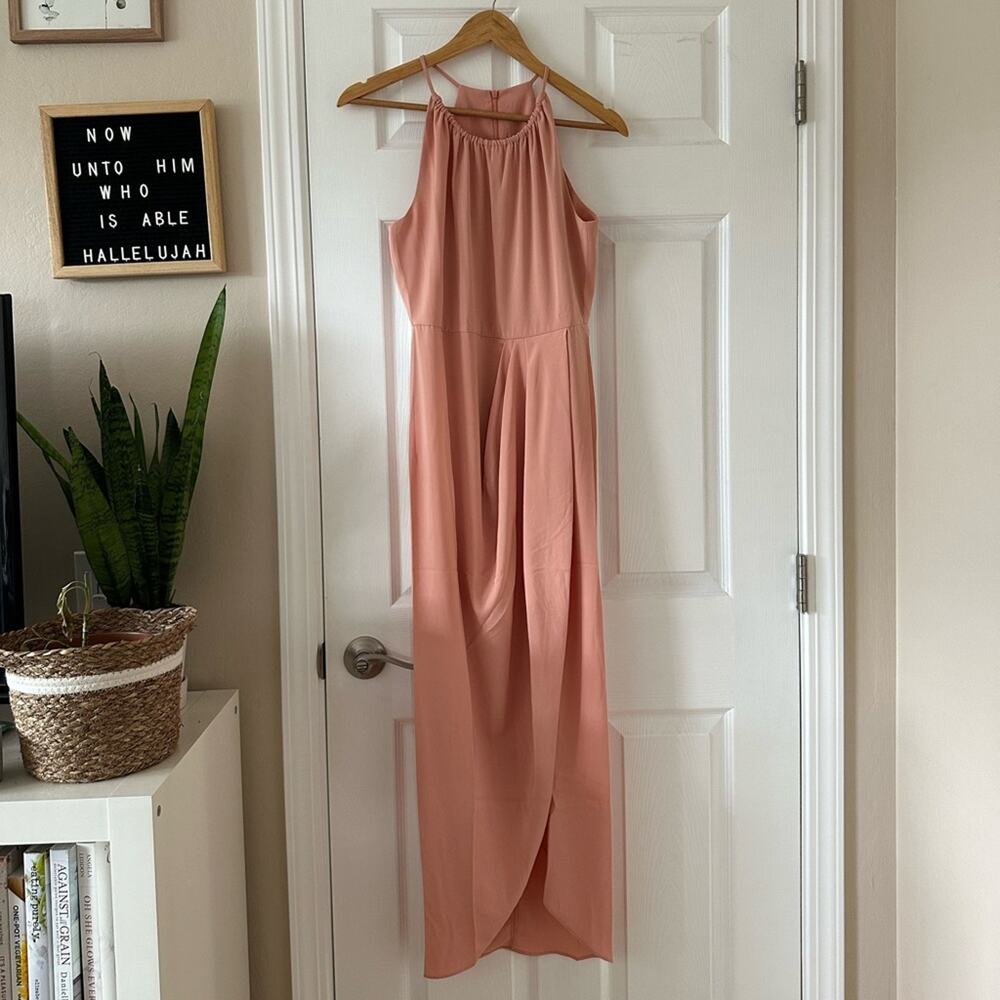 Shona Joy Draped Tulip Gown